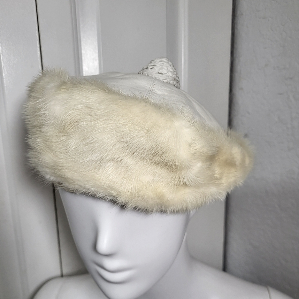 Vintage Fur and Leather Hat